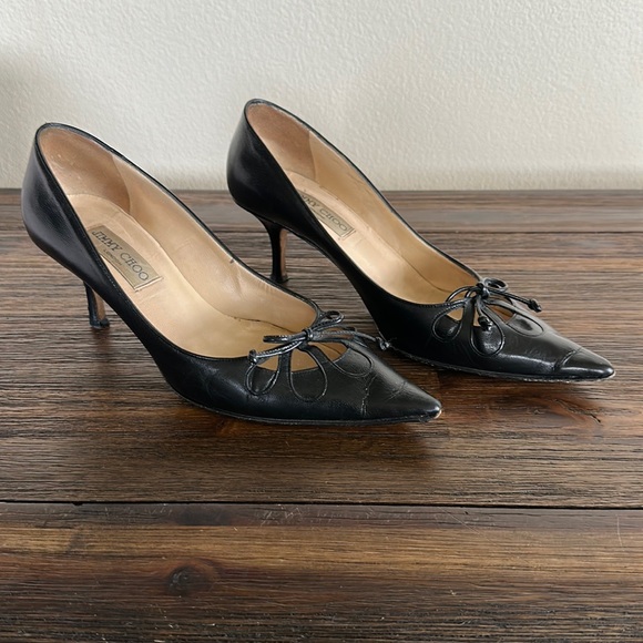 Jimmy Choo Kitten Heels With Shoe Box and Bag - Picture 3 of 10